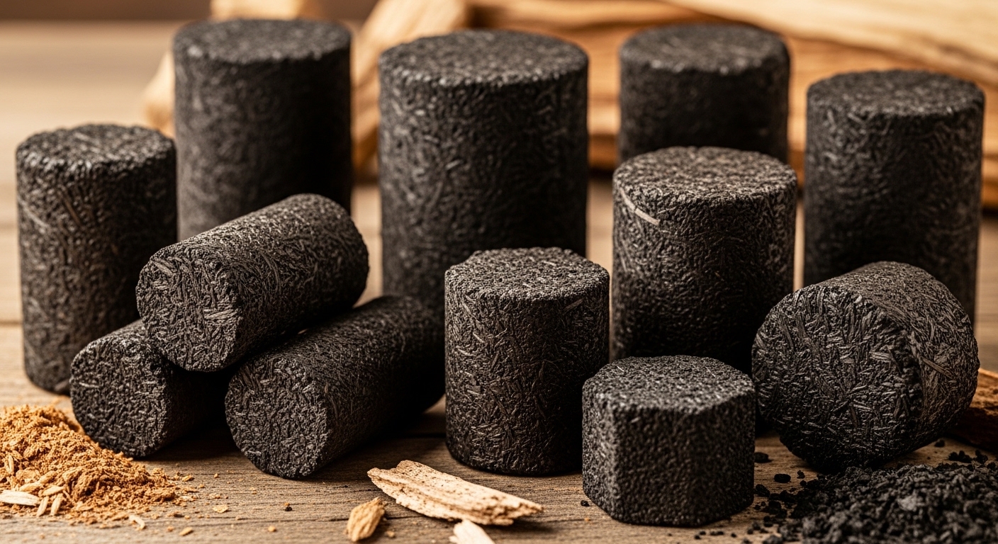 Torrefied biocoal high density fuel